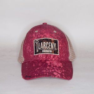 Larceny Bourbon Hat Mens One Size Distressed Bleached Cap